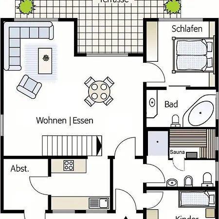 Semesterbostad Kranich 243 *